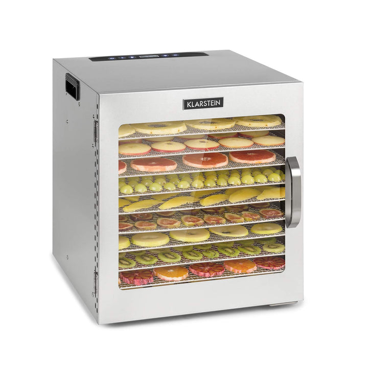 Klarstein Captain Jerky 110 Dörrautomat, 1000 W, Temperatur: 30-90 °C, 24-Stunden-Timer, BPA-frei, T
