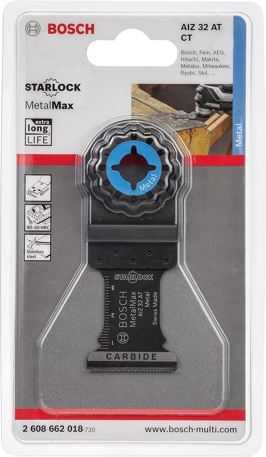 Bosch Professional Accessories ProfessionalTauchsägeblatt Metall für Multifunktionswerkzeuge Starloc