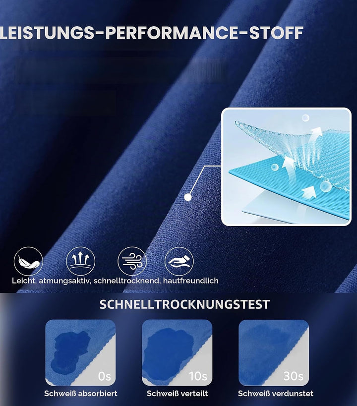 Separatec Sport Boxershorts Herren Schnelltrocknende Unterhosen Männer mit Doppelter Beutel Retrosho