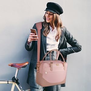 MATEIN Handtasche Damen Gross, Laptoptasche 17.3 Zoll Arbeitstasche mit Vielen Fächern Messenger Bag