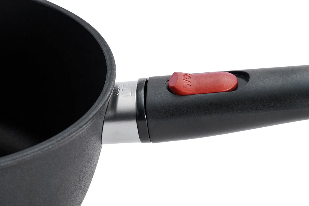 Woll Eco Lite QXR Stieltopf - Induktiv - Ø 18 cm, 9 cm hoch, 1.6 Liter, mit abnehmbarem Stiel - Geei