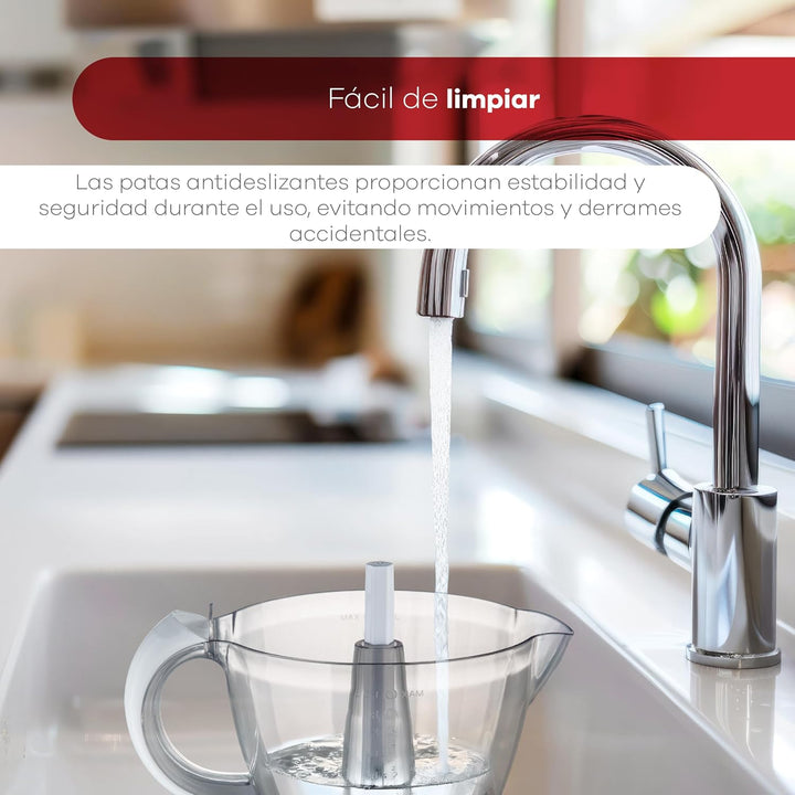 Bergner NOIA - Entsafter 40W 1.2L - Automatischer Motor - 2-Wege Drehung - Transparenter Behälter -