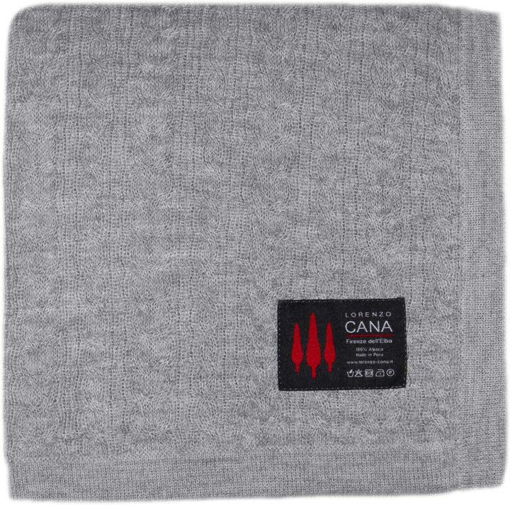 Lorenzo Cana - Voluminöse Alpakadecke aus 100% Alpaka - Wolle vom Baby Alpaca, Fair Trade Decke Wohn