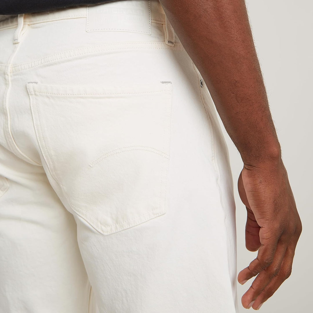 G-Star Raw Herren Jeans Mosa Straight Jeans 27W / 30L Beige (96 Ecru Mom Washes D23692-d552-h161), 2