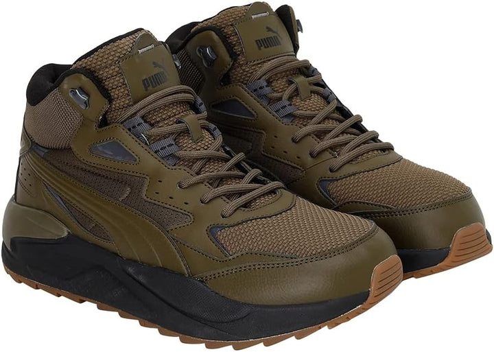 PUMA Unisex X-ray Speed Mid WTR Leichtathletik-Schuh 36 EU Olivgrün Deep Olive, 36 EU Olivgrün Deep