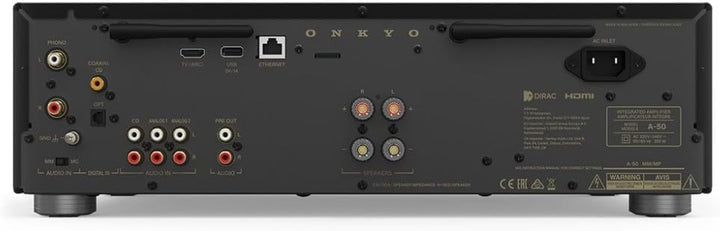 ONKYO A-50 | Network Integrated Amp - Netzwerkintegrierter Verstärker - Schwarz