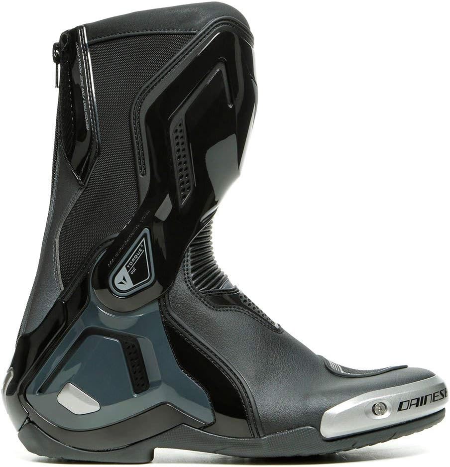 Dainese York D-WP Shoes, Motorradschuhe Wasserdicht Schwarz Anthrazit 40 EU, Schwarz Anthrazit 40 EU