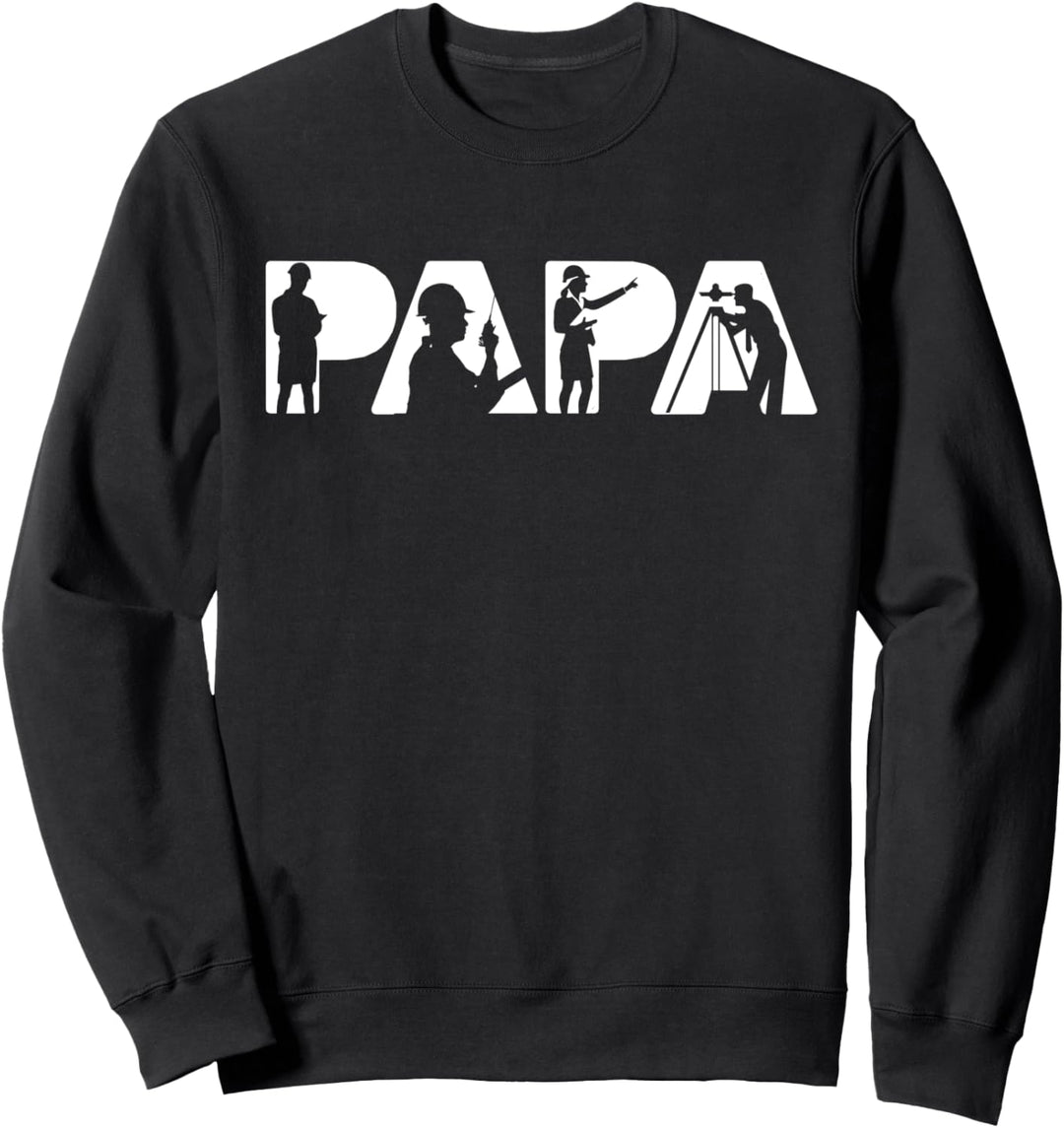 Stolzer Vater eines Bauingenieurs, lustiger Vater eines Baui Sweatshirt