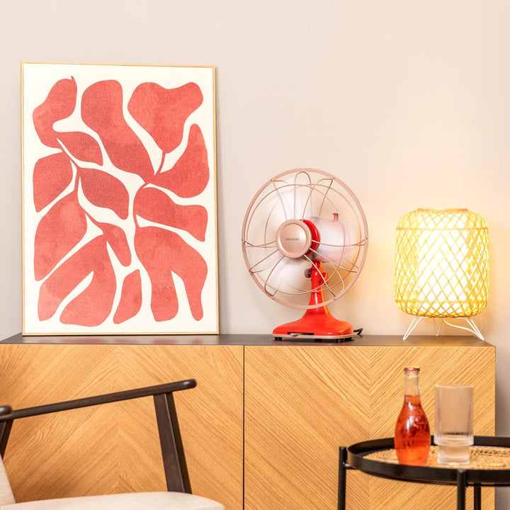 Cecotec - Tischventilatoren EnergySilence 1090 RetroDesk Design, 40 W, 30 cm, einzigartiges und eleg
