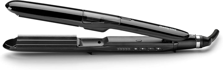 BaByliss Steam Straight, Glätteisen, Dampf-Glätteisen, für ultraglatte Haare, mit 5 Temperaturstufen