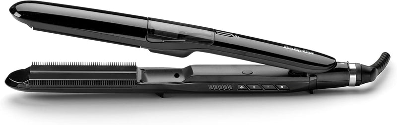 BaByliss Steam Straight, Glätteisen, Dampf-Glätteisen, für ultraglatte Haare, mit 5 Temperaturstufen