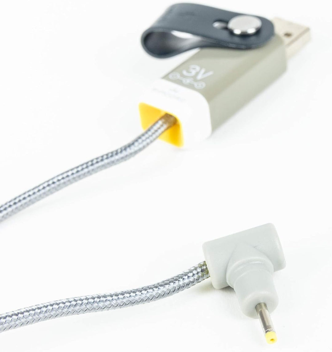 myVolts Ripcord-USB-Ladekabel mit 3V DC Ausgangsstecker kompatibel mit Nintendo Gameboy Pocket, Game