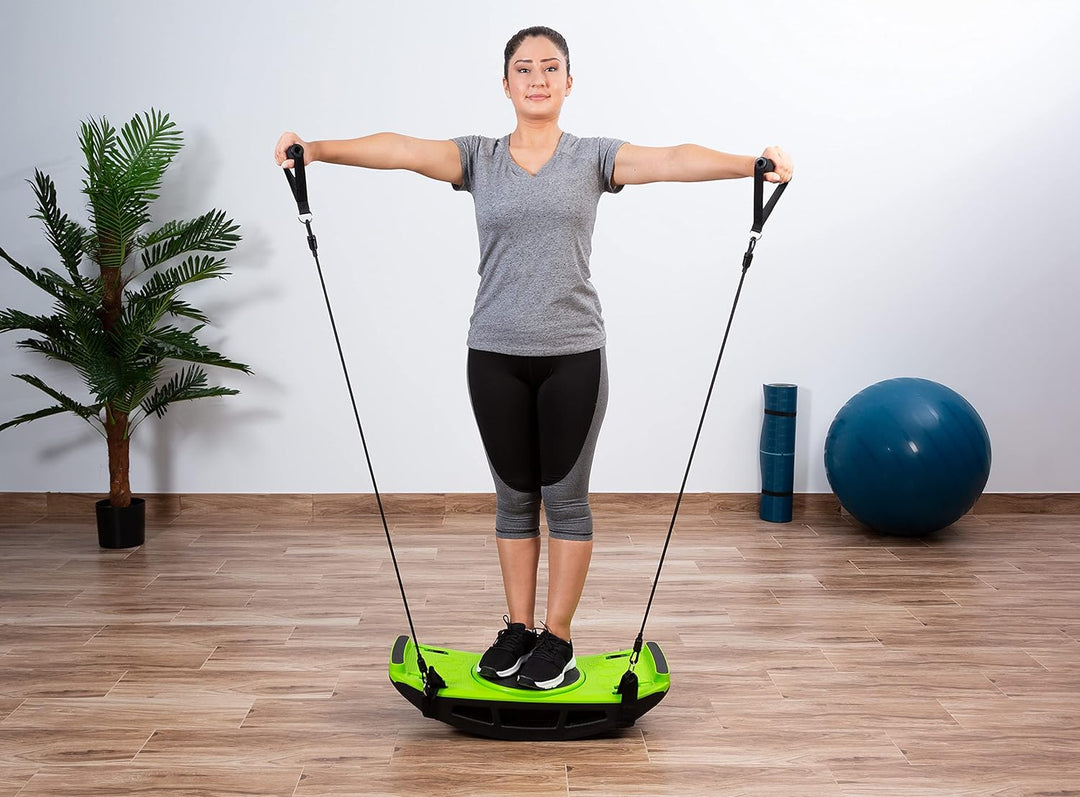 GLOBAL RELAX | Fitness-Plattform | Vibrierendes und Oszillierendes Board | Verbessert Körperhaltung,