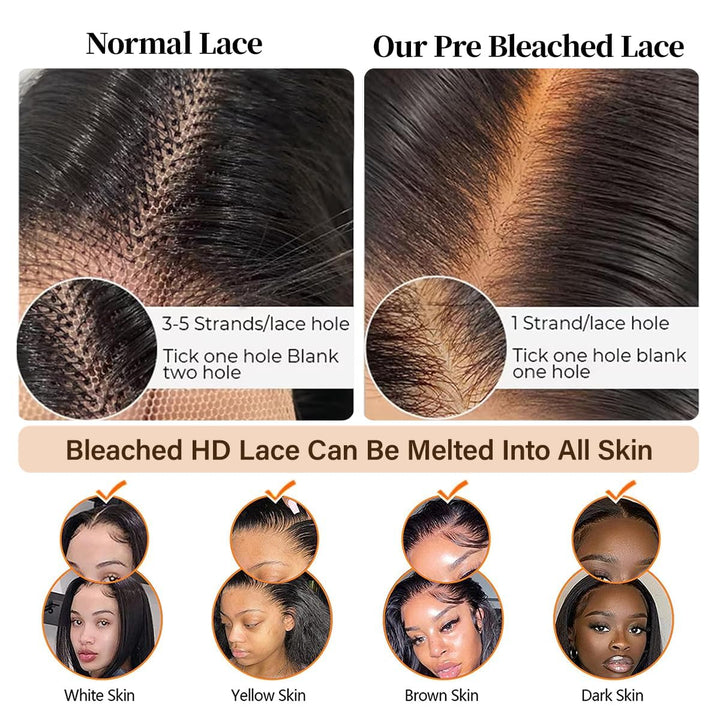 MSGEM 13x4 Kinky Curly Lace Front Wigs Human Hair 20 inch Brazilian Kinky Curly HD Transparent Lace