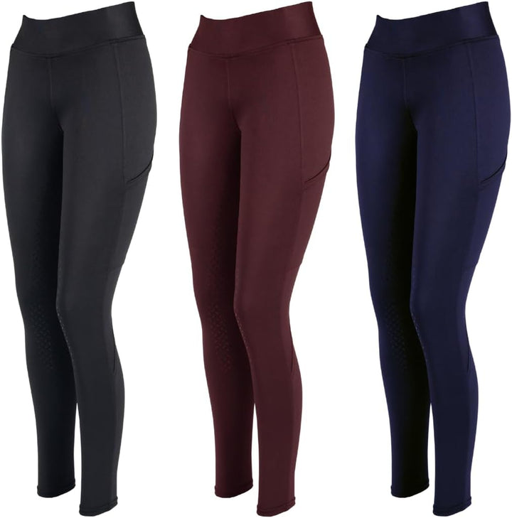 PFIFF 103100 Damen Reitleggings „Selina“ mit Handytasche
