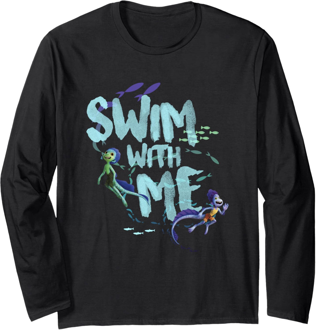 Disney Pixar Luca & Alberto Swim With Me Langarmshirt