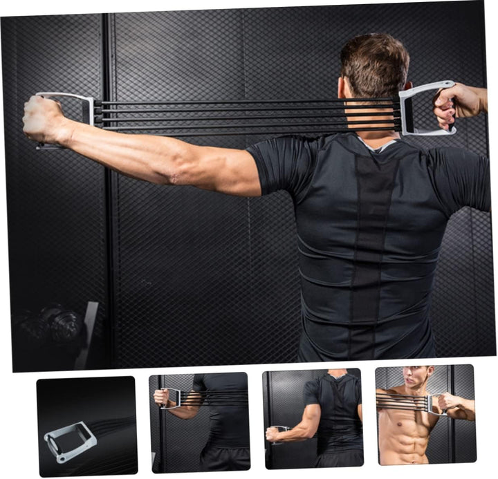 Fitnessgeräte 1 X Abzieher Übungs-Widerstandsbänder Brust-Expander Für Männer Gymnastikgurte Für Män