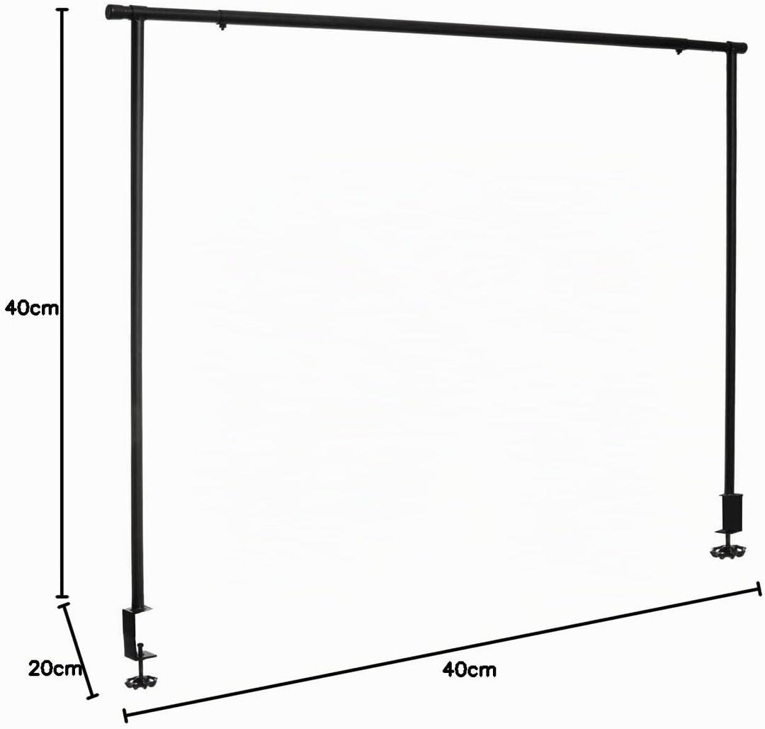 Dekorative Tischstange - Metall - schwarz - L200 cm - Schwarz - Atmosphera créateur d'intérieur cm S