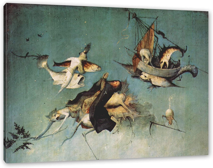 Generisch Hieronymus Bosch - Ausschnitt aus Garten der Lüste II als Leinwandbild/Grösse: 120x80 cm/W