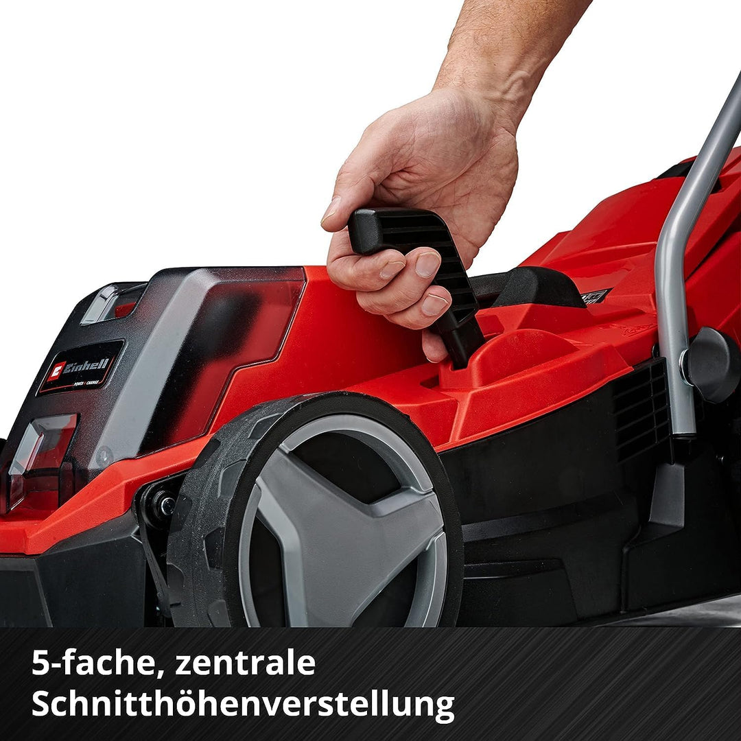 Einhell Akku-Rasenmäher GE-CM 18/33 Li Kit Power X-Change (18 V, 33 cm Schnittbreite, bis 200 m², Br