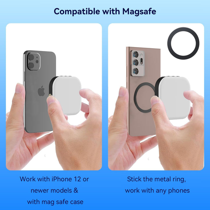 Mini Magnetisches Handy-Selfie-Licht, kompatibel mit iPhone Magsafe, Clip-on-Taschenlicht für Tablet