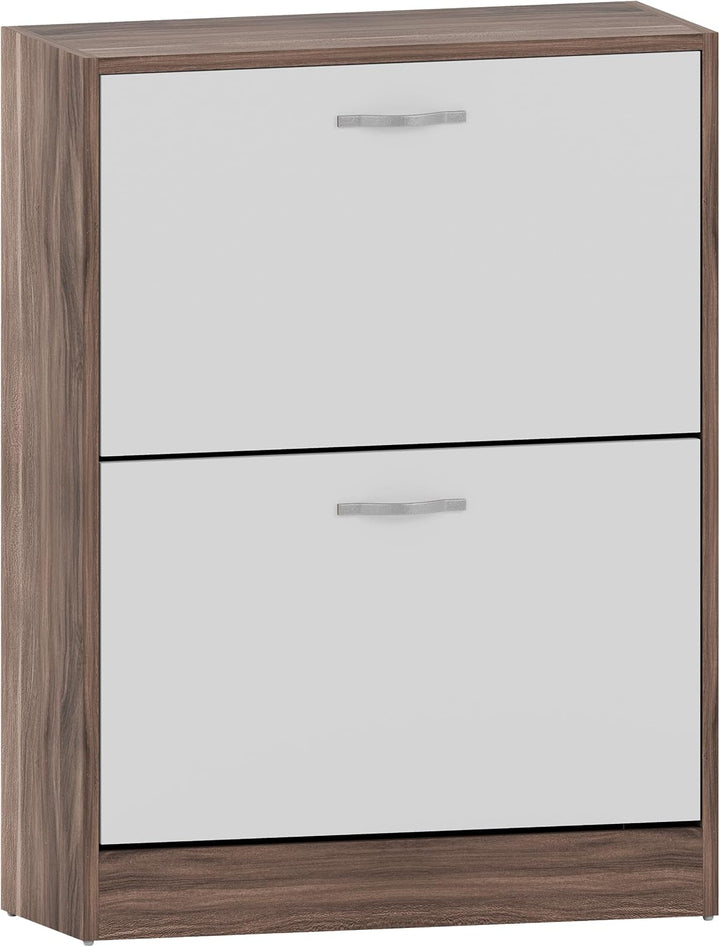 Vida Designs Schuhschrank mit 2 Schubladen, Schrank, Schuhaufbewahrung, Organizer, herunterziehbares