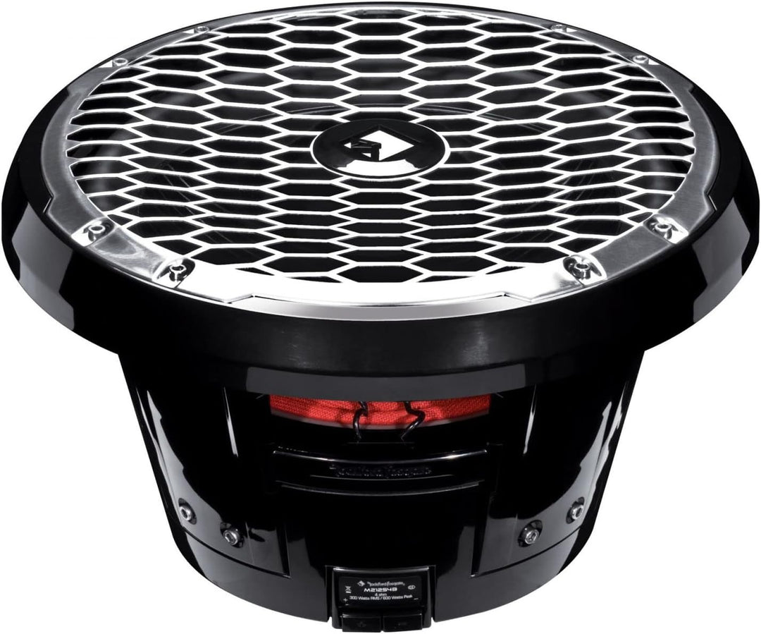 ROCKFORD FOSGATE 12" MARINE SUBWOOFER STAINLESS BLACK