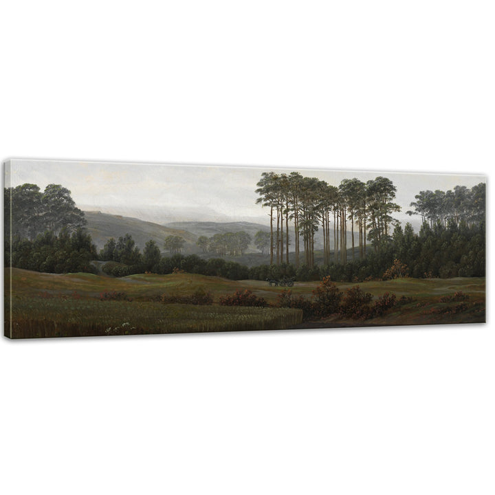 Bilderdepot24 Bild auf Leinwand | Caspar David Friedrich Der Nachmittag in 120x40 cm als Wandbild |