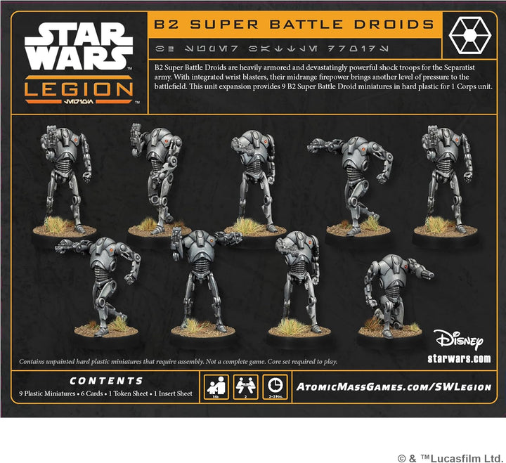Atomic Mass Games, Star Wars Legion - B2 Super Battle Droids (B2-Superkampfdroiden), Erweiterung, Ta