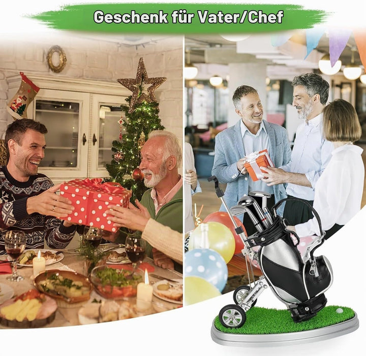 10L0L Golf-Stifthalter mit 3 Stiften für Golfschläger – einzigartiges Geschenk für Golffans und Koll