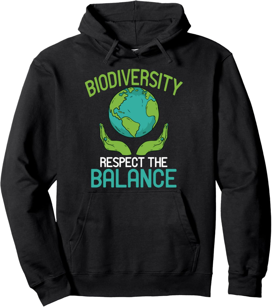 Biodiversität Respektieren Sie das Gleichgewicht Wissenschaf Pullover Hoodie