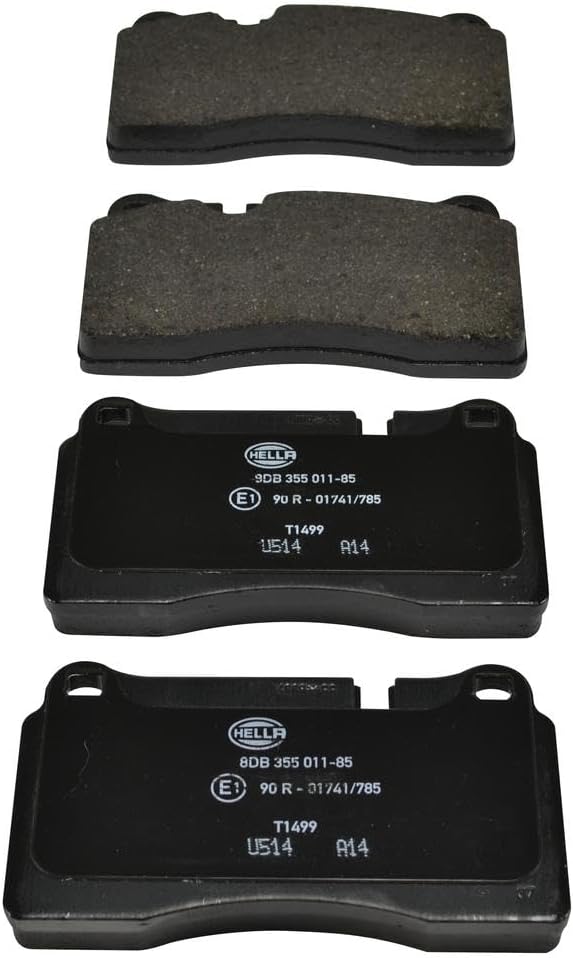 HELLA PAGID 8DB 355 011-851 Bremsbelagsatz - T1499 - Dicke/Stärke: 17.3mm - Bremssystem: Brembo - fü