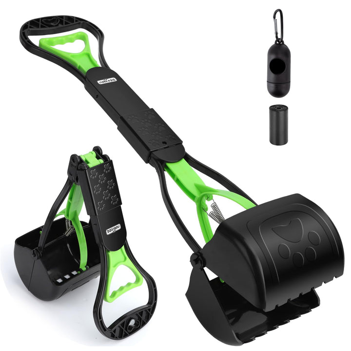 Nobleza Raccoglitrice per cani 60 cm Raccogli Cacche per Cane Portatile Pieghevole Dog Poop Scooper