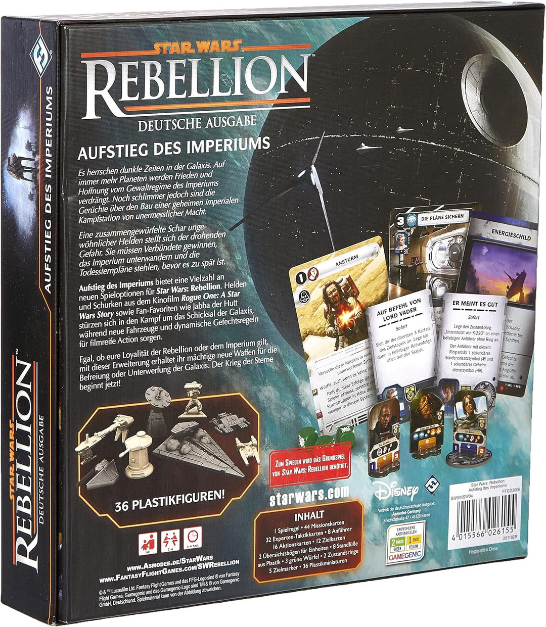 Asmodee | Fantasy Flight Games | Star Wars: Rebellion – Aufstieg des Imperiums | Erweiterung | Exper