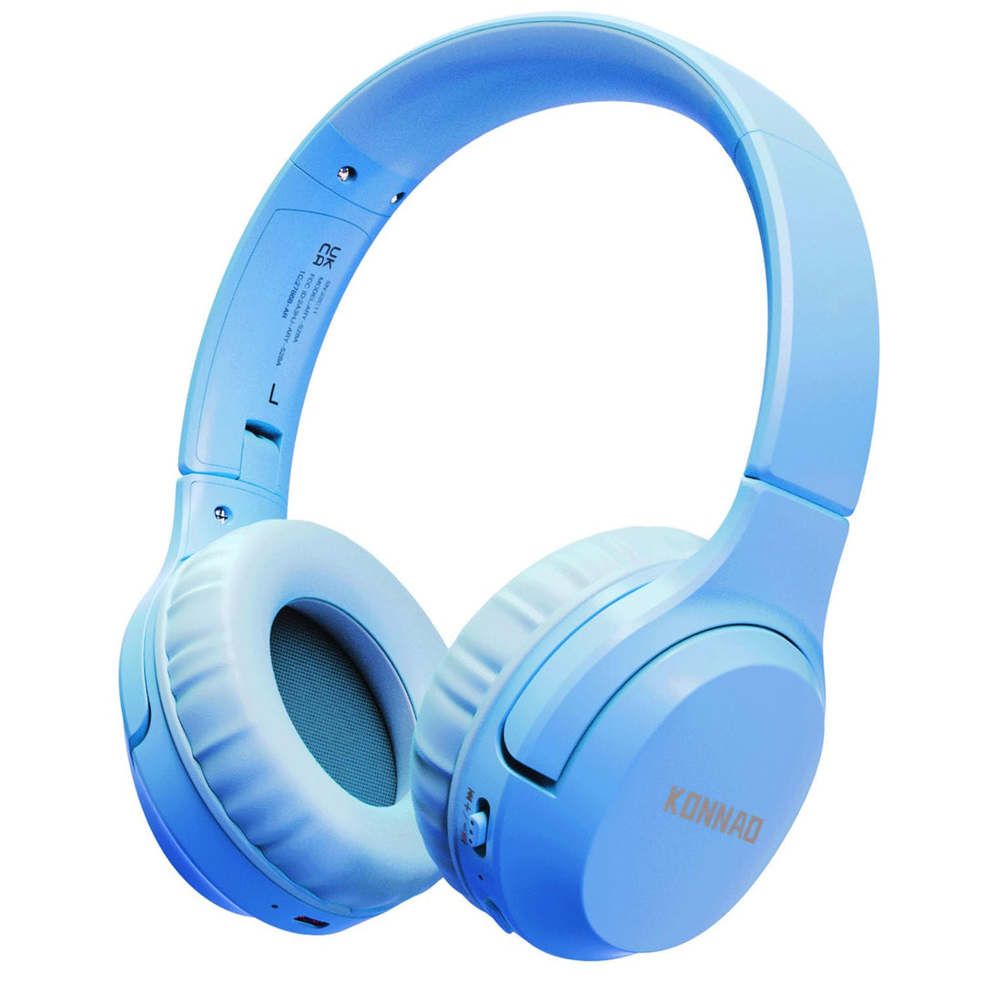 Kinder Kopfhörer Wireless 60H, Faltbare On Ear Kopfhörer mit MIC, Lautstärkebegrenzer 85dB/94dB Drah