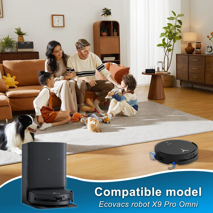 21 Stück Zubehörset für Ecovacs Deebot X9 Pro Omni Saugroboter, für Ecovacs Zubehör für Ecovacs Ersa