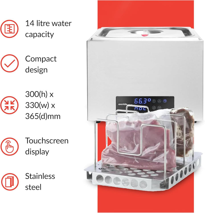 SousVideTools® Compact Wasserbad, 14 Liter
