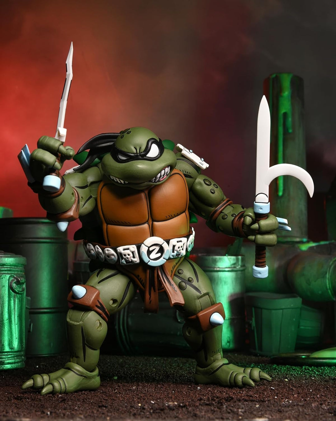 NECA 83833 TMNT Archie Comics Slash AF statuen, bunt