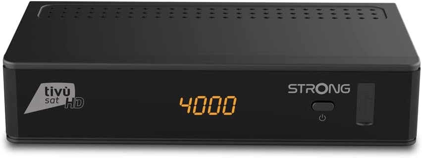 Strong STRONG SRT 7807 DECODER S2 TVSAT NERO Satellite + Tivusat Card, Satellite + Tivusat Card