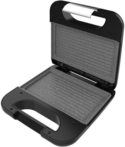 Cecotec Sandwichmaker Rock'nToast Grill +, 800W Leistung, RockStone Steinbeschichtung, Antihaft, Ede