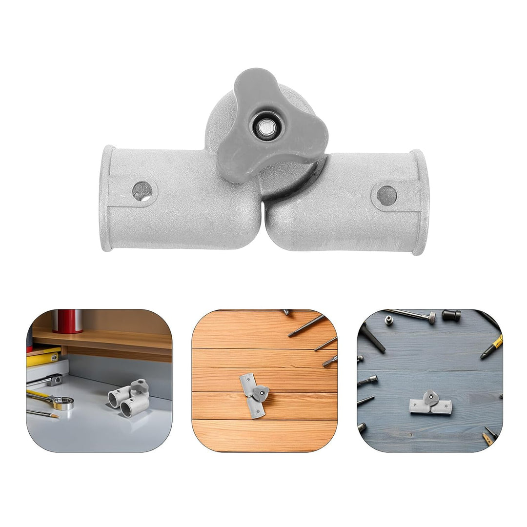 Teleskop Reinigungsstangenadapter als Ersatzteil für Wischmopp und Besengelenk Aluminium Gelenkadapt