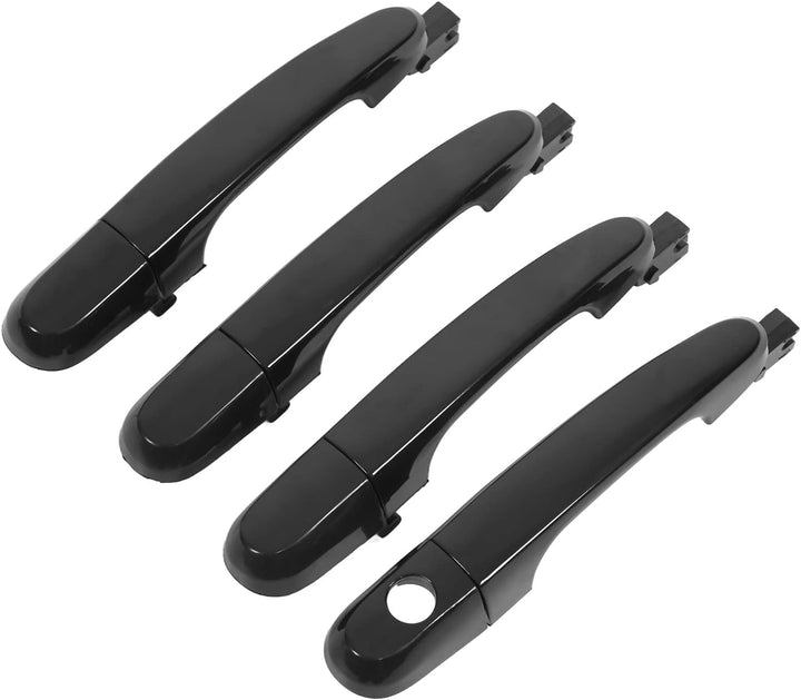 Türgriff, 826511F010, Schwarzer ABS-Auto-Aussentürgriff mit Kappe, Ersatz für Kia Sportage 2005-2010