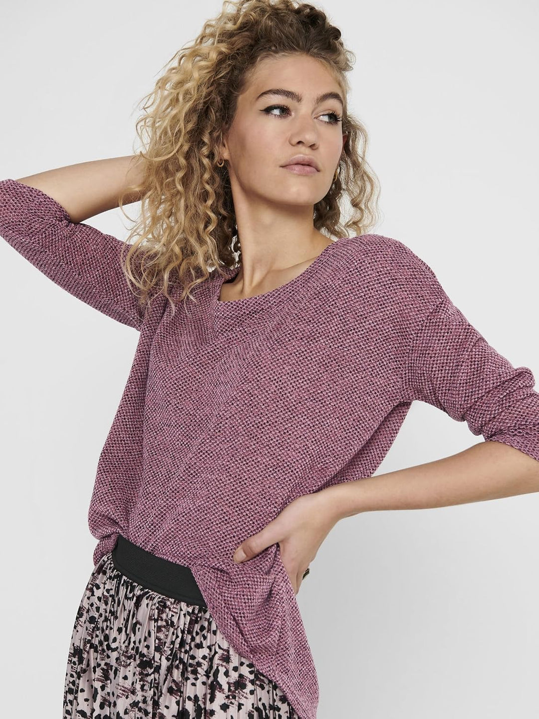 ONLY Female Top ONLALBA Top M Violett (Dry Rose Dry Rose), M Dry Rose