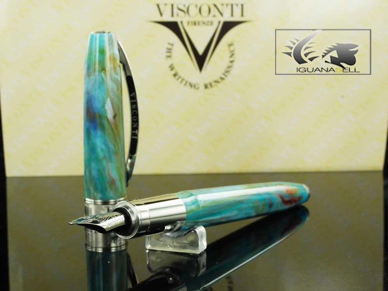 Visconti Füller, Motiv: Porträt von Van Gogh, Blau Breite Spitze, Breite Spitze