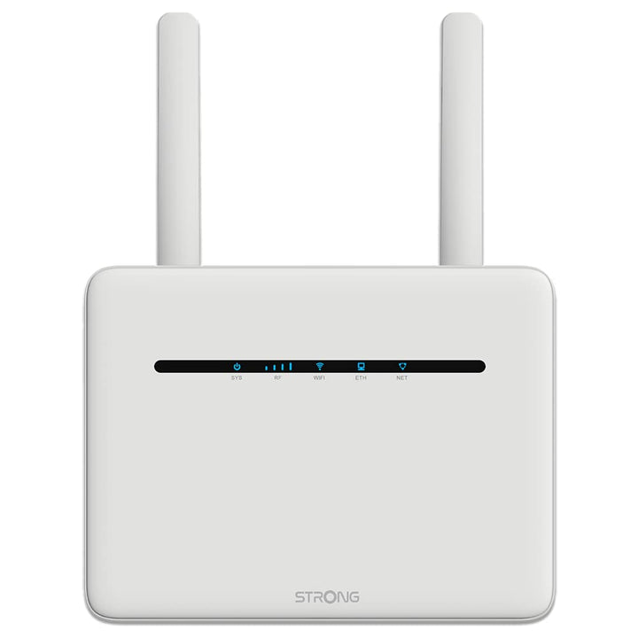 STRONG 4G+ Router 1200 | mobiler LTE Router | 2 SIM Karten Adapter | 1200 mbit/s | 4X LAN-Anschluss,