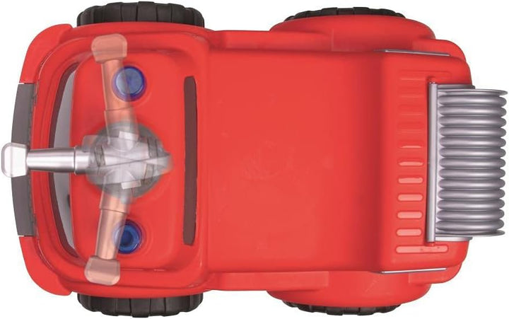 BIG - Power-Worker Maxi Firetruck - grosses Spielzeug Auto mit Wasserspritze, Reifen aus Softmateria