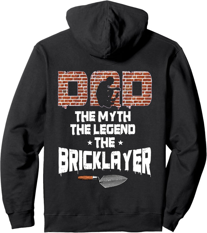 Maurer Papa Design auf der Rückseite der Kleidung Pullover Hoodie