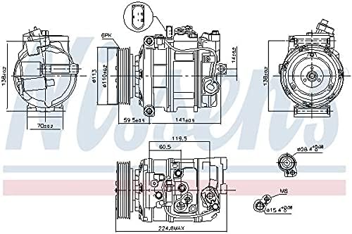 NISSENS 89091 Kompressor, Klimaanlage