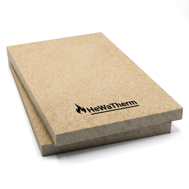 Vermiculite Schamotte Ersatz, 3 Platten 500 x 300 x 30 mm, Feuerraum
