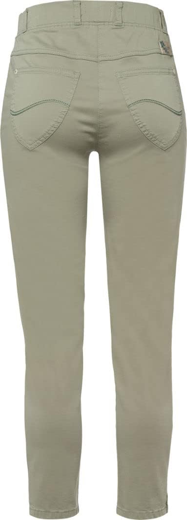 Raphaela by Brax Damen Style Lavina Verkürzt Rundum Schlupf Light Summer Cotton Hose 27W / 30L Sage,